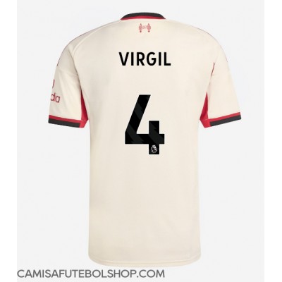 Camisa de time de futebol Liverpool Virgil van Dijk #4 Replicas 2º Equipamento 2025-26 Manga Curta Camisa de time de futebol Liverpool Virgil van Dijk #4 Replicas 2º Equipamento 2025-26 Manga Curta